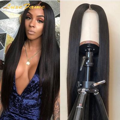 China Cheap Highlight 13x6 Cambodian Straight Lace Front Wig,Brazilian Hair Wholesale Hd Lace Front Wig,Transparent Straight Skin Melt Lace Wig for sale