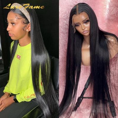 China Straight Wave Full Hd Virgin Human Hair Lace Wig Aliexpress,Brazilian Natural Hair Wig For Black Women,Hd Transparent Hair 360 Full Lace Wig for sale