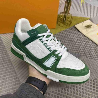 China Fashion Trend Luxury Trainer Custom Sb Skateboard Sneaker Genuine Leather Shoes With Box for sale