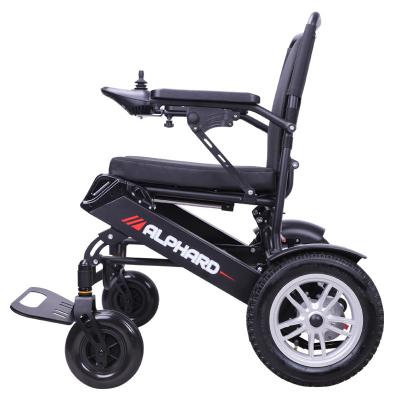 China Powerful and Lightweight Factory Customized Aluminum Alloy Portable Lightweight Power Wheelchair Compact Folding Electric Wheelchair for Disabled for sale