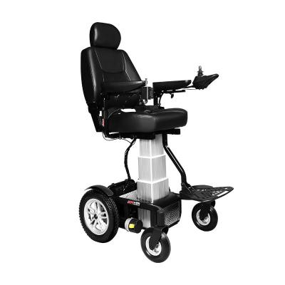 China Cheap Height Adjustable Travel Power Wheelchair Seat Height Adjusting Disability Used Electric Power Wheelchair for sale