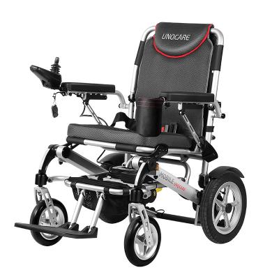 China Aluminum Alloy Popular Easy Foldable Frame Fold Remote Control Automatic Wheelchair Electric Weelchair Disabled Power Wheelchair for sale