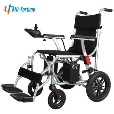 China Newest Powerful Lightweight Folding Power Wheelchair Lightweight Portable Folding Wheelchair For Handicapped for sale