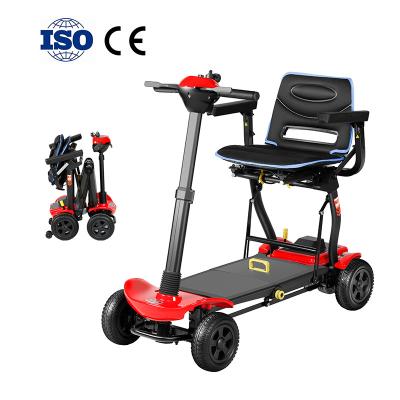 China Easy Travel 4 Wheel Light Weight Electric Mobility Scooter Lightweight Hot Selling Folding Mobility Scooter for sale