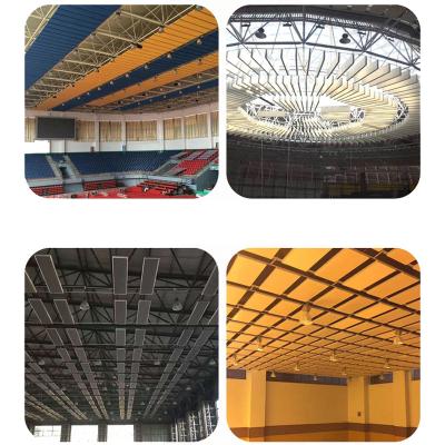 China Highly Efficient Sound Absorption Ceiling Stadium Ceiling Baffles For Indoor Decor Muffler Room for sale