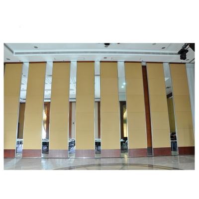 China Modern Dance Studio Functional Banquet Hall Movable Partition Wall 360 Degree Rotation for sale