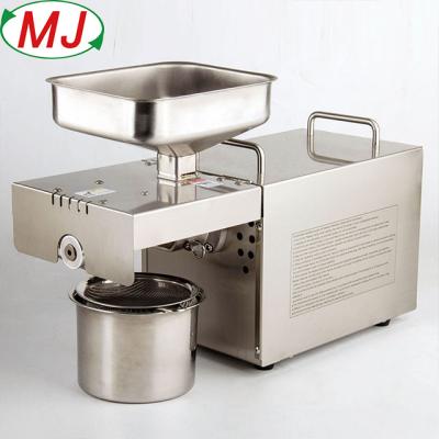 China Hot selling mustard hydraulic expeller 110v 220v small scale construction material shops soybean cheap sesame sunflower seeds oil making machine price for sale