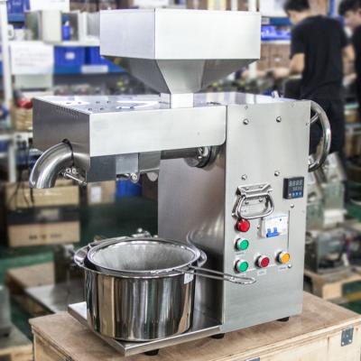 China Competitive Type High Quality Automatic Easy Cleaning Palm Olive Oil Press Machine Commercial Mini Oil Press Machine Screw of Sunflower Edible Soybean Sesame Seed for sale