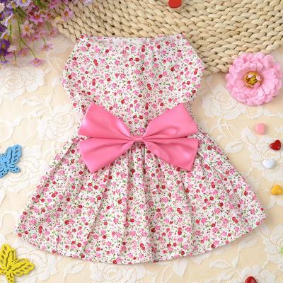 China Fashion Dog Dress For Cat Dress Clothes Chihuahua Wedding Dress Skirt Puppy Clothing Girl Dog Clothes for sale