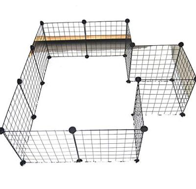 China Portable Tube Pen Pet Dog Exercise Metal Travel Exercise Puppy Cage And Training Barrier Dog Playpen Dog Cage for sale