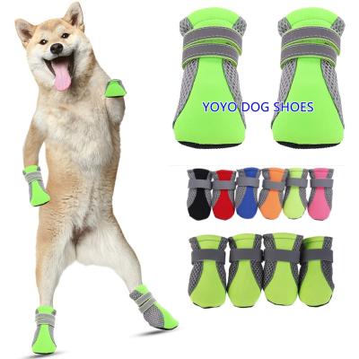 China Dropshipping Sustainable Spring And Summer Pet New Shoes Accessories Teddy Soft Bottom Dog Shoes for sale