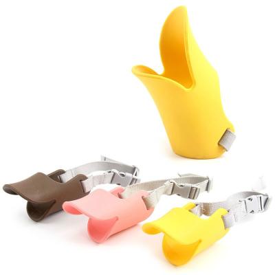 China Durable Pet Platypus Cover Pet Silicone Dog Mouth Cover Fine Packaging Dog Mask Dog Mouth Cover for sale