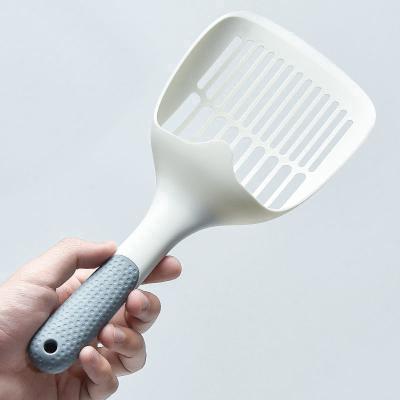 China Long Viable Tofu Cat Poop Shovel Cat Litter Bentonite Handle Dropshipping for sale