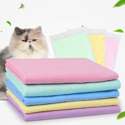 China Viable Imitation Fur Cat Towel, Large Double Sided Smooth Pet PVA Absorbent Deer Towel for sale