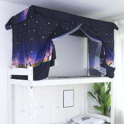 China Cloth Student Bed Dust Prevention Curtain Student Room Mosquito Net College Dorm for sale