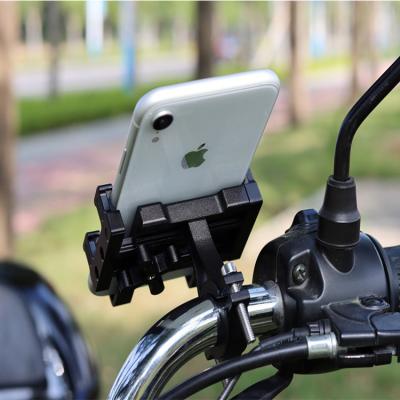 China Adjustable Universal Aluminum Bike Bicycle Handlebar Phone Mount Holder 4.3-6.5 inch for sale