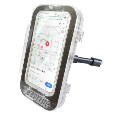 China Transparentunique Design Motorcycle Adjustable Mobile Phone Case Waterproof Motorcycle Mount For Mobile Phone Holder Bracket for sale