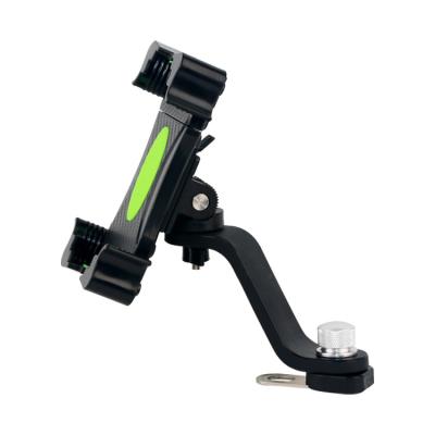 China China Manufacturer Motor Bike Mobile Phone Holder Adjustable Motorcycle Alloy Black Cell Phone Holder for sale