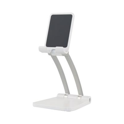 China Gray And White Universal Flexible Metal/Silicone Adjustable Stand Mobile Phone Holder for sale