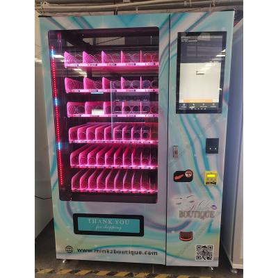 China Square Custom Design Pink Fake Lashes Hair Bundles Wigs Beauty Vending Machine In Shopping Mall for sale