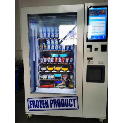 China Frozen Square Ice Cream Vending Machines With Lift System for sale