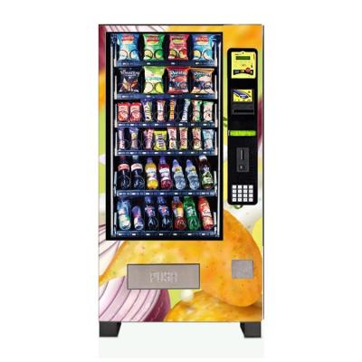 China Metal Soda Vending Machine With Customized Sticker Support Card Reader Payment for sale