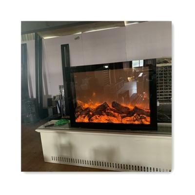 China 1200mm Large Painting Panel Inserted Decorative Luxury Luxury Electric Fireplace with Remote Control Function for sale