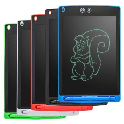 China LCD Writing Tablet Kids Self Adhesive Erasable Drawing Pad 8.5 Inch Digital Notepad for sale