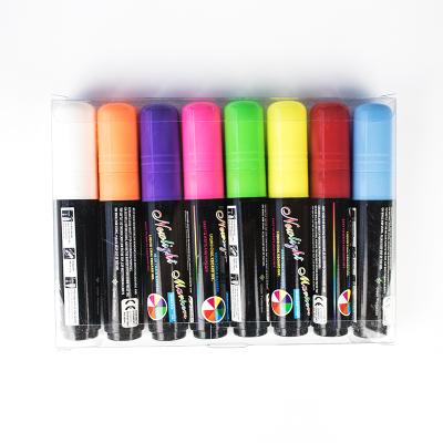 China Writing on Led Writing Board or Anywhere You Want Suction Non-Toxic Chameleon Magic Marker Fluorescent Marker Pen Liquid Chalk Marker Pen for sale