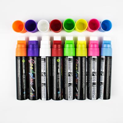 China Led Writing Board Newlight Marker Pen / White Board 15mm Liquid Chalk Marker Pen Fluorescent OEM Logo for sale