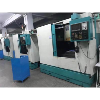 China Used machinery repair shops cnc vmc 850 Fanuc automatic system 8000rpm with oil cooler for mold for sale