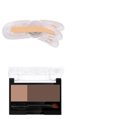 China New Design Beauty Waterproof Makeup 5 Colors Waterproof Palette Eyebrow Stamp Set Tattoo for sale