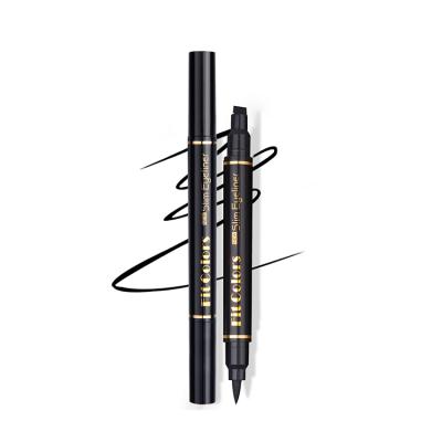 China Smudgeproof Waterproof Special Black Makeup Design Tool Easy Stamp Eyeliner for sale