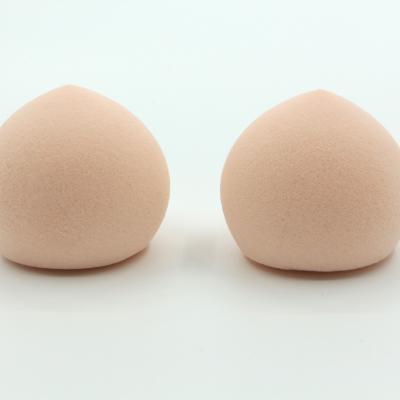 China Wholesale Squeeze Foundation Pink Super Blender Powder Tool Non-latex Beginner Peach-colored Oval Sponge for sale