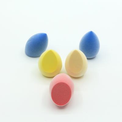 China Portable Foundation Makeup Polyurethane Hydrophilic Soft Tear Velvet Oval Makeup Sponge Set for sale