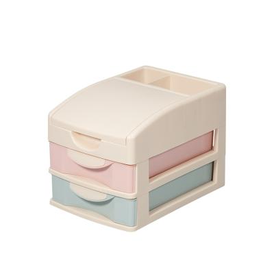 China Modern Office Plastic Stackable Storage Organizer Drawer With Low Moq for sale