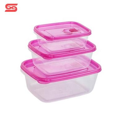 China Preserving Fresh Freshness Keep Airtight Small Plastic Kids Food Storage Container With Lids for sale