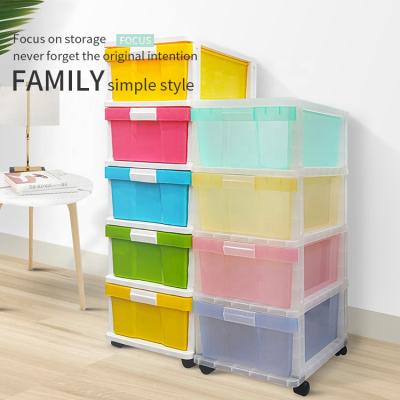 China SHUNXING Baby Easy Clean Wardrobe Furniture Clothes Storage Plastic 5 Layers Drawers for sale