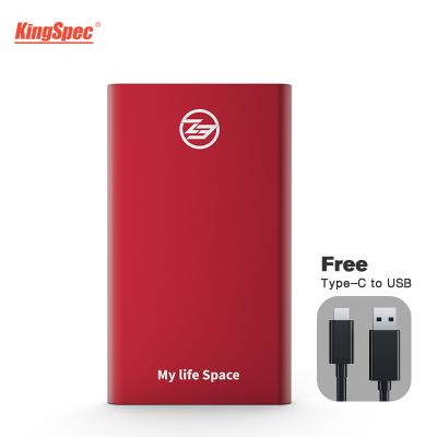 China KingSpec 256gb SSD USB3.1 Portable SSD Type-c External SSD 256gb for sale