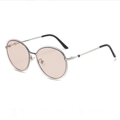 China Fashion Sunglasses Round Sunglasses For Women Men Shape Sun Glaases Fashionable Hinged Classic 2022 Special Design Custom New Arrival Eyewear UV400 for sale