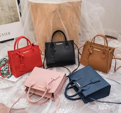 China 2021 Fashion New Design Cheap Wholesale Handbag Ladies Custom Printed Waterproof PU Women Leather Handbags for sale