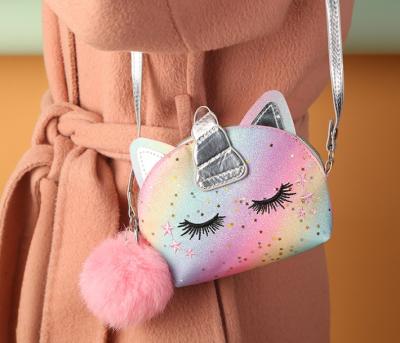 China Cute Fashion Sequins Bag Kids Shoulder Bags Cross Multicolor - Lovely Body Bag Wallet For Girls for sale