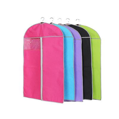 China Free Sample 2021 Eco-friendly Recycle OEM&ODM Dress Cover Dust Proof Storage Suit Nonwoven Garment Bag For Packing for sale