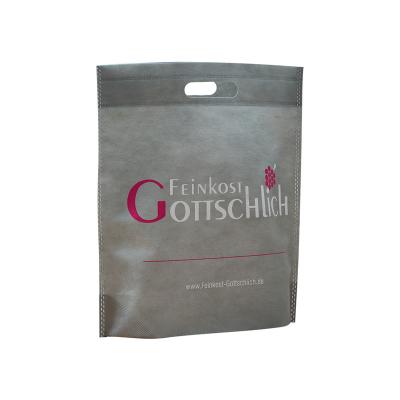 China PUNCH Custom Logo d Cut Biodegradable Non Woven Gift Bags for sale