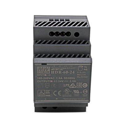 China Original DIN 60W/2.5A/24V Type Ultrathin Rail HDR-60-24 Switching Power Supply HDR-60-24 for sale