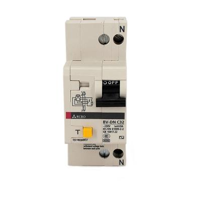 China Circuit breaker BV-DN C32 10-32A 1P+N leakage switch BV-DN C32 1P+N for sale