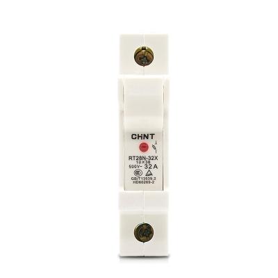 China CHNT/Chint Fuse Base RT28N-32X 1P 32A Lamp Without Fused Core 10*38 RT28N-32X 1P for sale