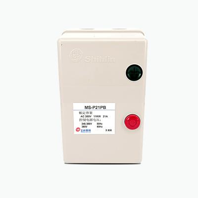 China Shilin 21A MS-P21PB Magnetic Starter 380V Motor Switch 11KW MS-P21PB 21A for sale