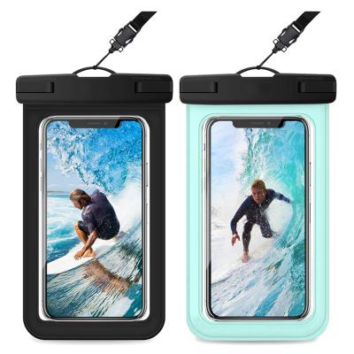 China Cell Phone Pouch IPX8 Mobile Phone Dry Bag Bottom Waterproof Waterproof Waterproof Case For iPhone 12 pro 11 max pro for sale