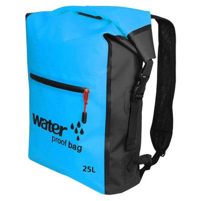 China 25L Swimming Dry Bag Waterproof Waterproof Backpack For Outdoor Boating Rafting Kayaking Drifting for sale